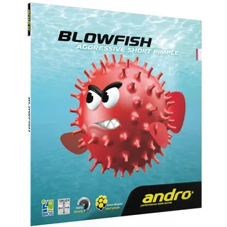 ANDRO Belag Blowfish, rot, 2,3 mm