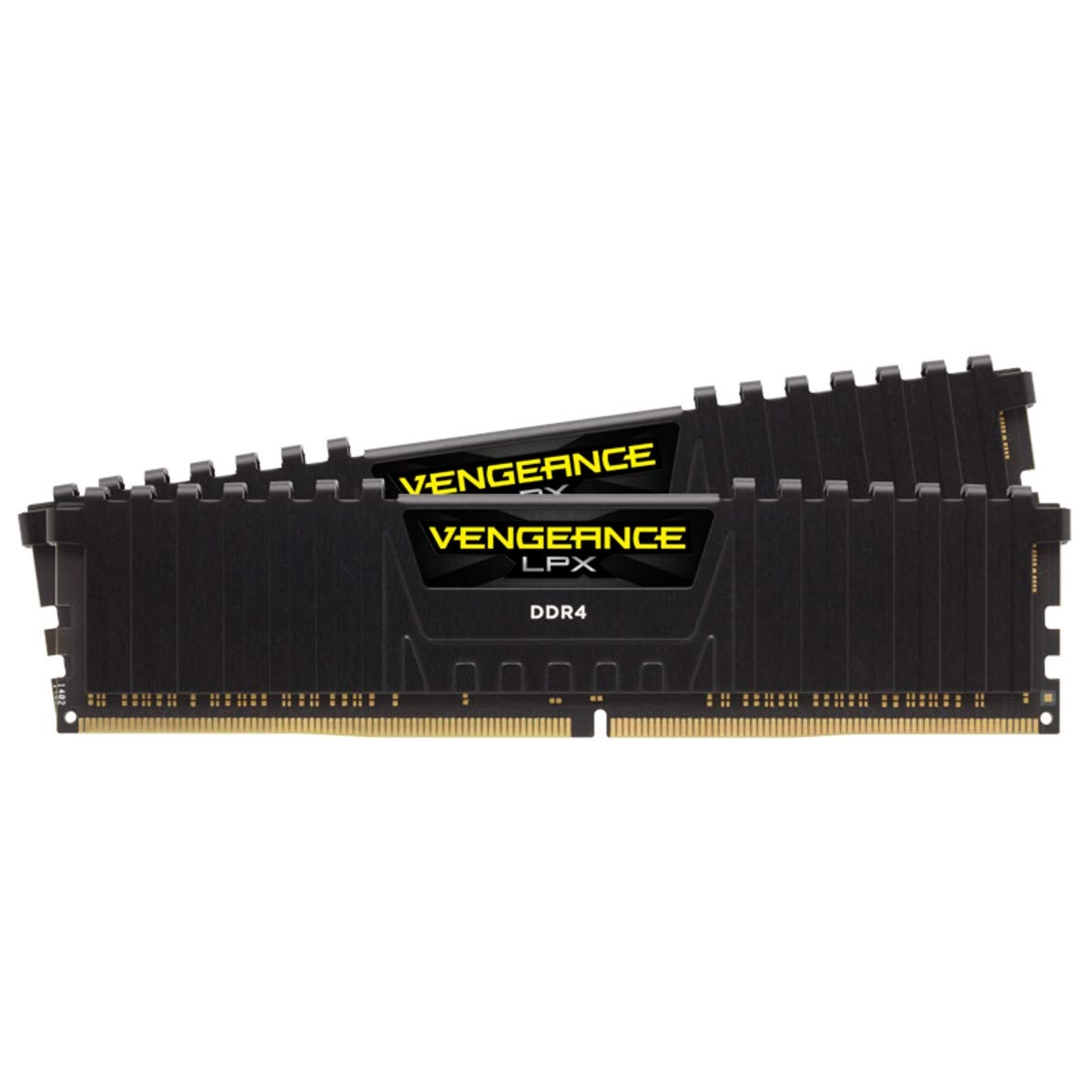 Bild Vengeance LPX schwarz DIMM Kit 64GB, DDR4-3000, CL16-20-20-38 (CMK64GX4M2D3000C16)