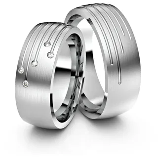 ASF Trauringe Partnerringe E013 Edelstahl - 2998