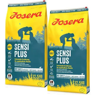 Josera SensiPlus 2 x12,5kg Sparpaket Trockenfutter für Hunde