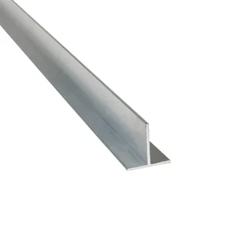 METALXACT Aluminium-T-Profil 50 x 50 x 4 mm, T66 Mill-finish, Silber, 2000 mm, 1 Stk