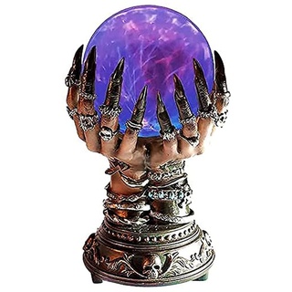 Halloween Himmlische Kristallkugel Halloween-Hexen-Kristallkugel Persönlichkeit Deluxe Himmlische Kristallkugel Magische Blinkende Kugel Halloween-Dekoration (UK PLUG)