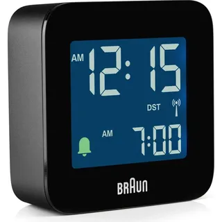 Braun BC08B-DCF Reisewecker schwarz