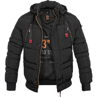 Poolman Hooded Winterjacke Harvey schwarz, Größe XL