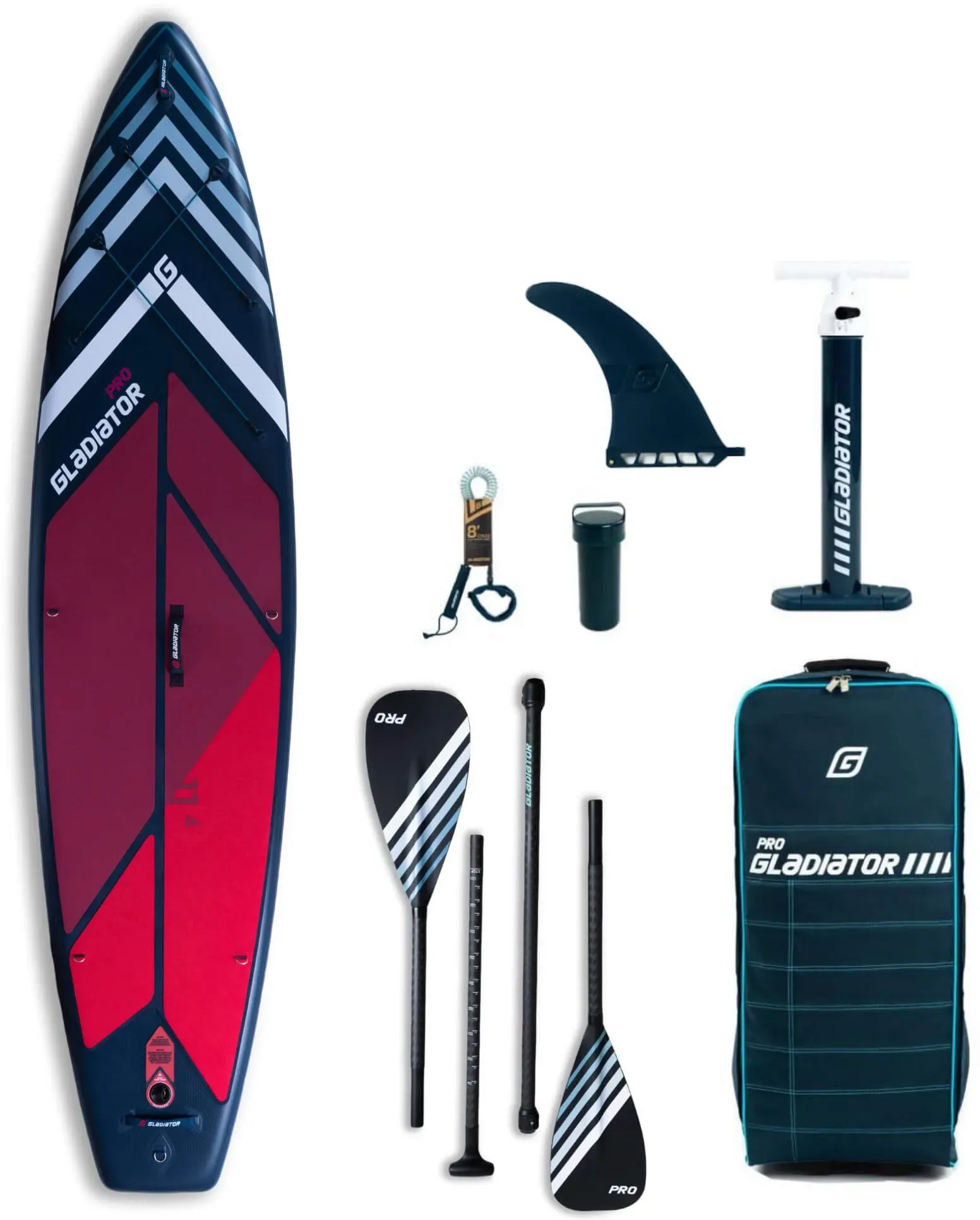Gladiator Pro 11'4 x 32" Plus SUP Board Set 2025