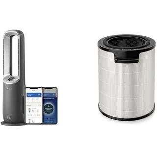 Philips Air Performer 3-in-1: Luftreiniger, Heiz- und Kühlgebläse & erter 3-in-1-Filter für Luftreiniger AMF870 und AMF765