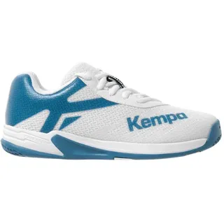 Kempa Wing 2.0 Handballschuhe Kinder weiß/deep blau 28