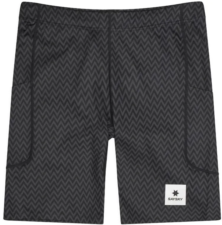 Saysky Herren Zig Zag Combat+ Short Tights 9" schwarz