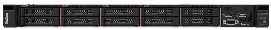 Lenovo ThinkSystem SR250 V3 - Server - Rack-Montage - 1U - 1-Weg - 1 x Xeon 6353P  - RAM 32 GB - Hot-Swap (2.5")