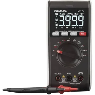 VOLTCRAFT VC151 Hand-Multimeter digital CAT III 600 V Anzeige (Counts): 4000
