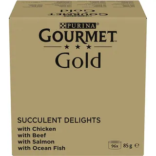 Purina Gourmet Gold Saftig-feine Streifen Sorten-Mix 96x85g