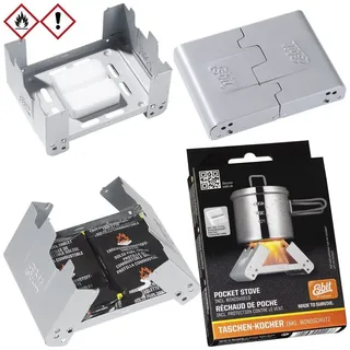 Esbit Taschenkocher mit Windschutz 2 x 27 g