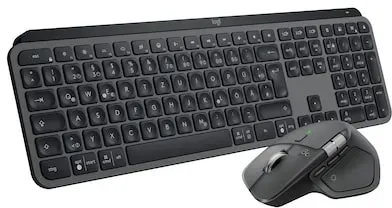 Logitech MX Keys S Combo (2026) für Windows Grafit, Kabellose Maus-Tastaturkombination, Bluetooth, Logi Bolt, inkl. MX Master 4