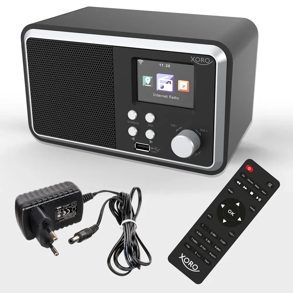 XORO DAB 300 IR: Vielseitiges und leistungsstarkes Internetradio mit DAB+ Empfang für erstklassiges Entertainment in Ihrem Zuhause!