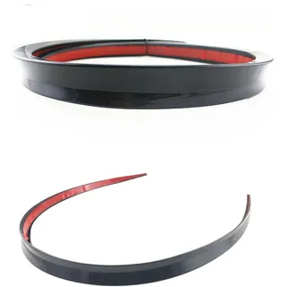 kyaoayo Auto Heckspoiler Flügel Lippe, Auto Heckdach Heckspoiler Kofferraumspoiler Aufkleber 1,2m Schwarz Universal