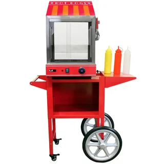 MONSTER SHOP KuKoo Gastro Hot Dog Wärmer mit Wagen