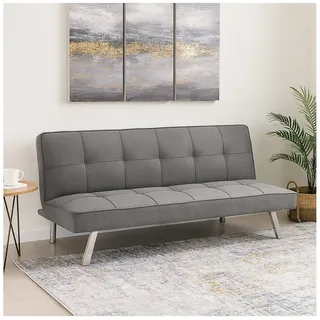 Hti-Living Schlafcouch Klappsofa 2-Sitzer Grau