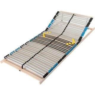 Sleepneo - Ergonomischer 7 Zonen Lattenrost 140x200, Kopfteil mehrfach verstellbar, 42 Latten, Buchenholz, Made in Germany, Selbstmontage,Traglast