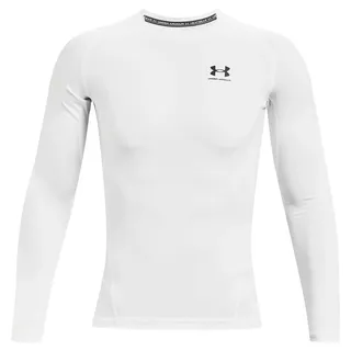 Under Armour HeatGear Armour langarm Funktionsshirt Herren 100 white/black M