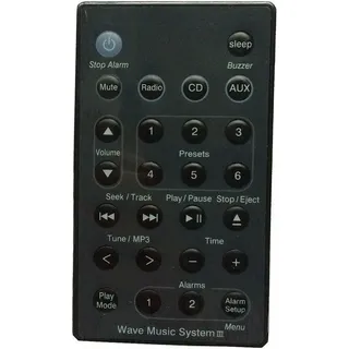 Ersatz Fernbedienung für Bose Wave Music System AWRCC1,2 Wave Radio II AWR1B1,2