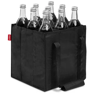 Achilles Flaschentasche 9 Fächer je 1,5 Liter – Reißfester Flaschenkorb mit Klettband – Faltbarer Flaschenträger mit Trennwänden – Flaschen