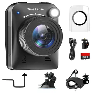 Dsoon Zeitraffer Kamera,4K FHD Time Laspe Camera für Den Außenbereich,Wasserdicht Nach IP66,Für Die Aufzeichnung Bauarbeiten,Wetter und Pflanzen,6 Monate Akkulaufzeit,32GB TF-Karte Inklusive