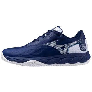 Mizuno Wave Enforce Court Cc bellwether blau/weiß/fjord blau, Größe:8.5 - Blau