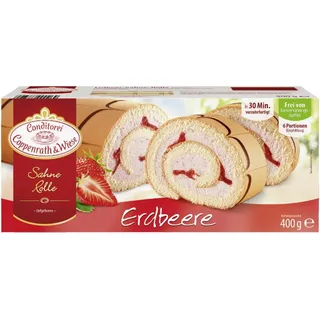 Coppenrath & Wiese Erdbeer-Sahne-Rolle 400 g