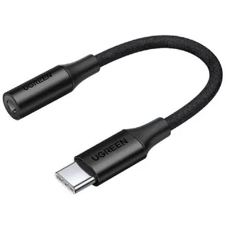 UGREEN USB-C auf 3,5 mm Adapter 10 cm Schwarz