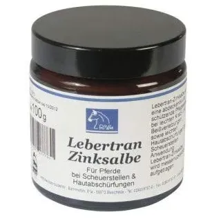 Pfiff 010053 Lebertran Zinksalbe, Schutzsalbe Wundsalbe Abdecksalbe Tiere, 100ml