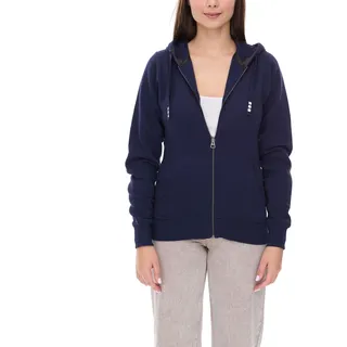 Elevate Arora Damen Sweat-Jacke mit Kapuze 300 g/m2 schlichte Baumwoll-Jacke Pullover 3821249 Navy - XS
