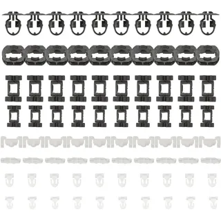 Satz Mit 80 Befestigungsclips Für Mercedes Clk C208 A208 Seitenschweller, Oem-einbaunummern: A0029883881, A0029883981, A0099884178, A0099884378, A0109887278