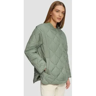 S.Oliver Relaxed Fit Steppjacke mit Druckknopfverschluss, Khaki, 44
