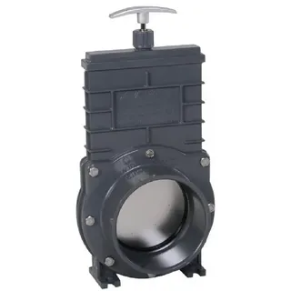 Valterra Zugschieber Edelstahlspindel 110 mm Grau