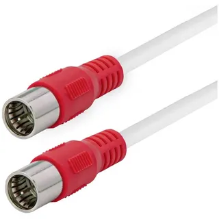 Maxtrack Antennen, SAT Anschlusskabel [1x F-Stecker - 1x F-Stecker] 9 m Weiß