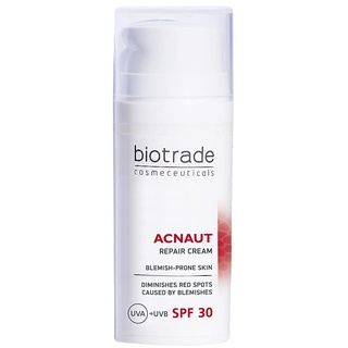 Reparierende Creme SPF 30 30ml Speziell Für Akne-Narben Verringert Die Rote Flecken Auf Der Haut Sonnenschutz Für Fettige Haut von Biotrade