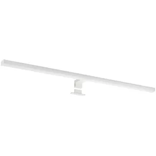 sebson LED Spiegelleuchte 90cm Bad IP44 - Aufbauleuchte + Klemmleuchte, neutralweiß 4000K 15W Aluminium, Schminklicht, Spiegellampe Weiß 900x98x44mm