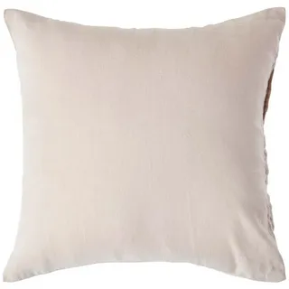 Homescapes Leinen Kopfkissenbezug Beige, Textil, Quadratisch, 80x80 cm, Oeko-Tex®, Schlaftextilien, Bettwäsche