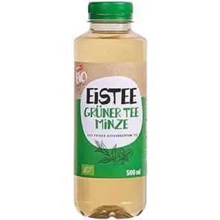 tegut... Bio zum kleinen Preis Eistee Grüner Tee Minze EINWEG (1 x 0,5 l)