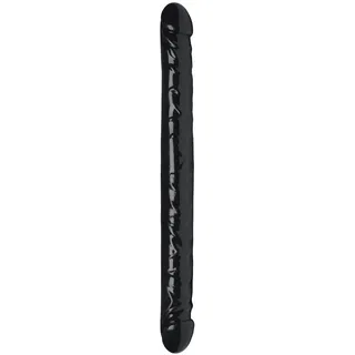 Willie City Realistischer Doppeldildo mit 2 Enden 43 cm - Schwarz