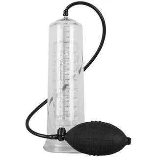 Penispumpe mit Noppenstruktur und Pumpball | Mess-Skala für Potenz-Training Mister B 1 St Pumpe