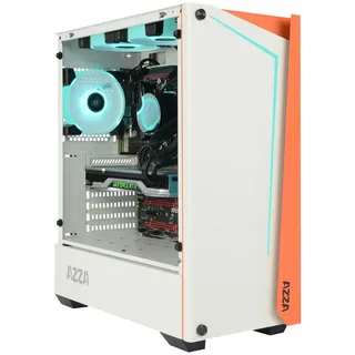 AZZA Apollo 430 White Gaming-PC (Core i9 Core i9 14900KF, RTX 4070 Ti 12GB, 64 GB RAM, 500 GB SSD, Wasserkühlung, Core i9-14900KF, RTX 4070 Ti 12GB, Windows 11 Pro, WLAN+BT, 3x RGB FAN) 64 GB | 500 GB