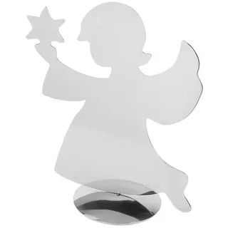 Fink Engelfigur »HOLYWORKER, Weihnachtsdeko« aus Edelstahl Höhe ca. 20 cm silberfarben