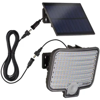 Oktaplex lighting Oktaplex Ede LED Solarstrahler außen mit Bewegungsmelder warmweiß IP44