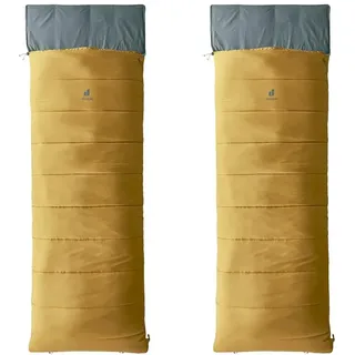 deuter Orbit SQ +6° Kunstfaserschlafsack, Caramel-Teal & Orbit SQ +6° Kunstfaserschlafsack, Caramel-Teal