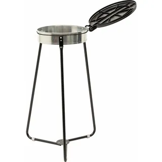 Stier Müllsackhalter 120 l Schwarz