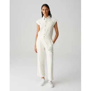 Opus Damen Jumpsuit | Denim Jumpsuit MALVIE Relaxed aus nachhaltigem BCI Cotton Mix Natural Glaze, 40 - 40W