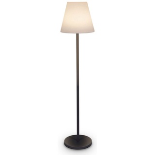 Paco Home Stehlampe In- und Outdoor Tischlampe Akku Garten Terasse Aufladbar RGB Weiß,
