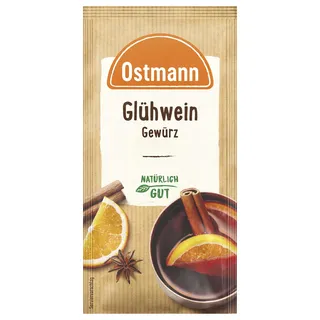 Ostmann Gewürze – Glühwein-Gewürz, Gewürzmischung für Glühwein, Punsch, Feuerzangenbowle & Kinderpunsch, ideal für die Winter- und Weihnachtszeit, vegan, 12 g (1er Pack)