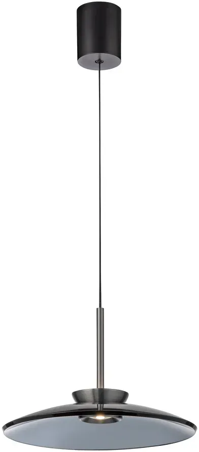 Neuhaus PURE® LED Pendelleuchte PURE E-Moon, platin (grau) Fernbedienung